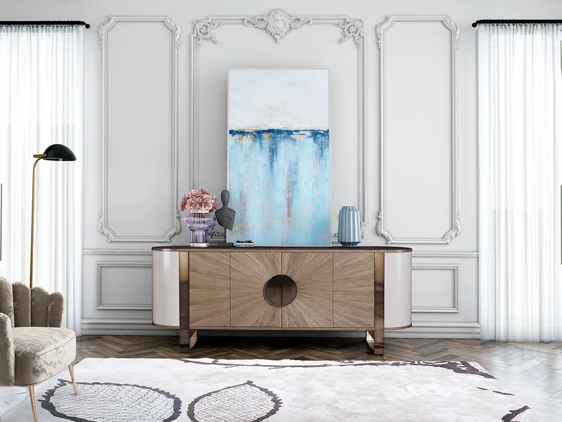 Eclipse Rounded Office Credenza