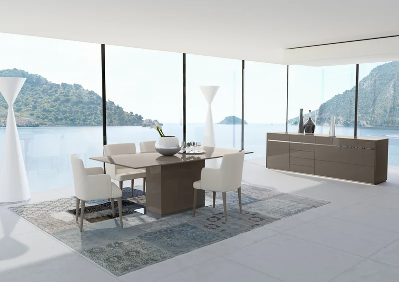 Mediale Rectangular Fixed Top Dining Table